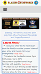 Mobile Screenshot of blazing7fireworks.com